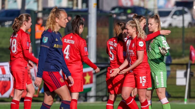 FC Twente soccer players advance after win in topper against Ajax