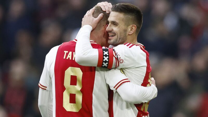 ‘Proud’ Tadic leads Ajax to win over Sparta and second place in premier league