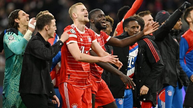 Bayern and AC Milan follow Chelsea and Benfica to Champions League quarter-finals