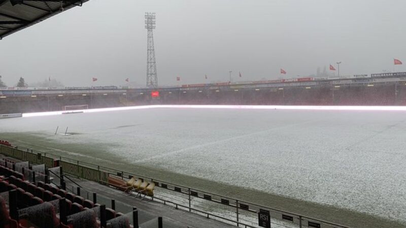 Eagles-RKC slightly postponed due to snow – KNVB acknowledges mistake during Feyenoord-Groningen game
