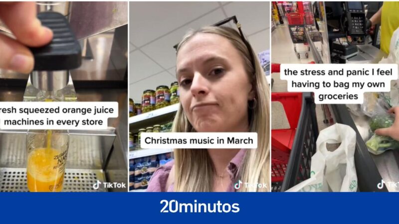 An American woman confesses what surprises her most when she shops in Spain: "I have a terrible time bagging my products"
