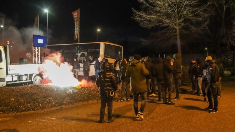 Demonstration Go Ahead Eagles fans get out of hand, at least 3 arrests