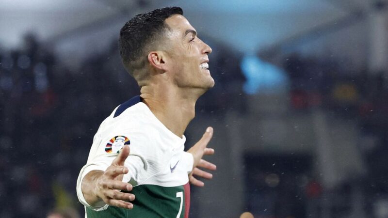 Eager Ronaldo and Portugal score again in EC qualification
