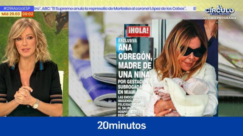 Espejo Público | Susanna Griso, on Ana Obregón’s surrogacy: “With this exclusive she can have four pregnancies”.