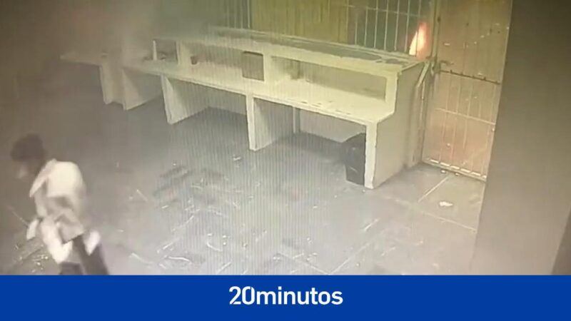 Shocking images of fire at Mexico migrant center in which 38 people have died