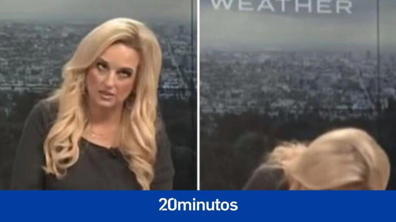 The harrowing moment in which a meteorologist collapses on live TV