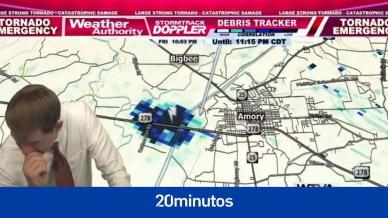 Weatherman breaks down live on air as he reports Mississippi tornado: “Jesus, help them.”