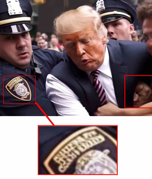 Donald Trump arrest hoax.